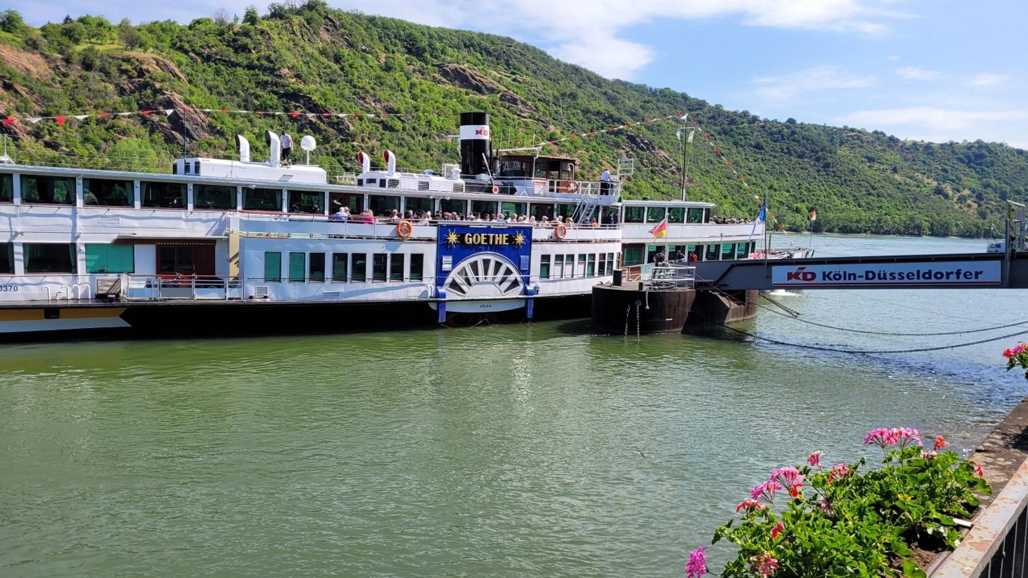 Urlaub Am Rhein, Ferienwohnung Mit Garten Boppard Extérieur photo